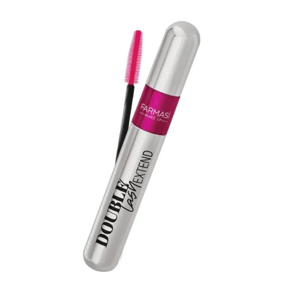 Farmasi Double Lash Extend Mascara - 2 Step Mascara with a Unique Twisting Wand
